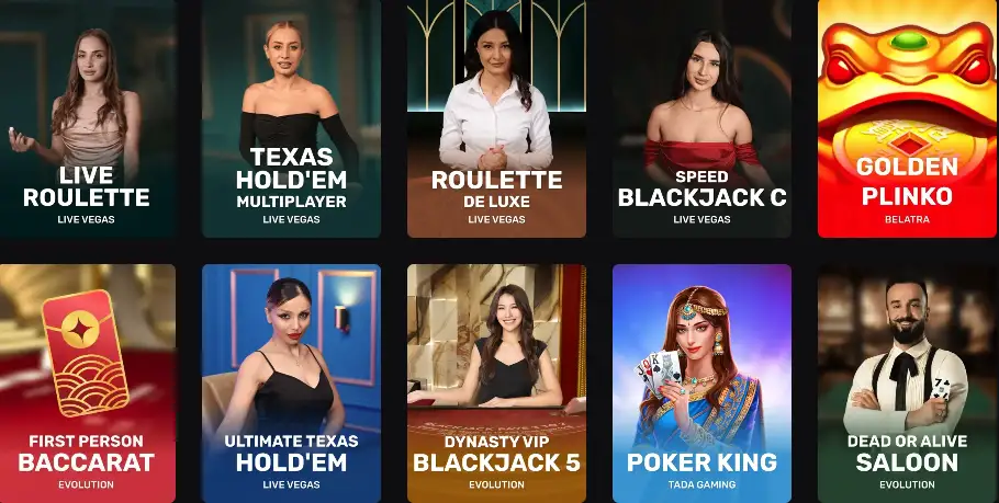 winboost casino table games